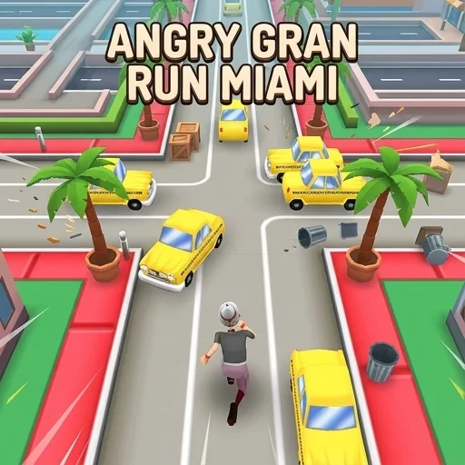 Angry Gran Run Miami logo
